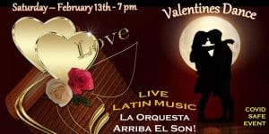 Valentines Dance with La Orquesta Arriba El Son Live Latin Music East Orlando Area 1 300x150